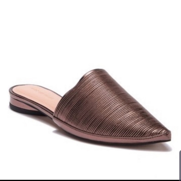 🎉 Avec les Filles Alessia Leather Bronze Mules.  SIZE 6 - Picture 7 of 7